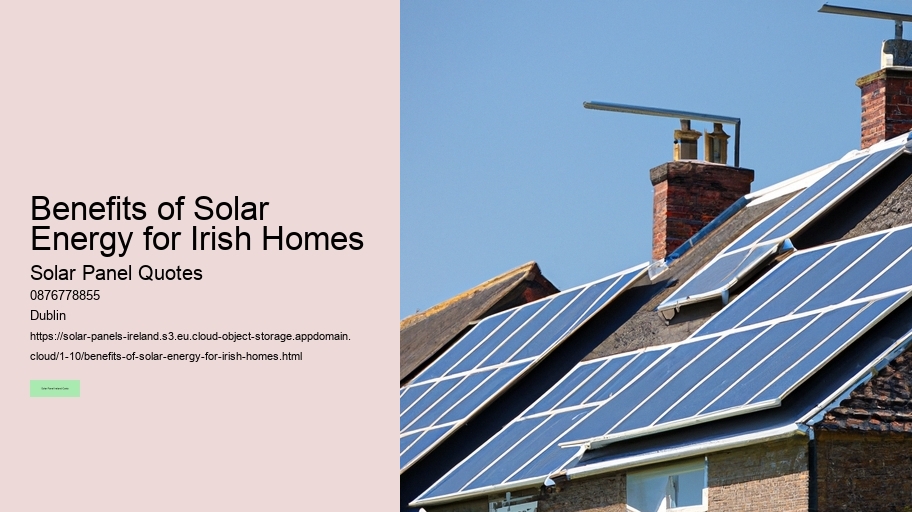 Benefits of Solar Energy for Irish Homes