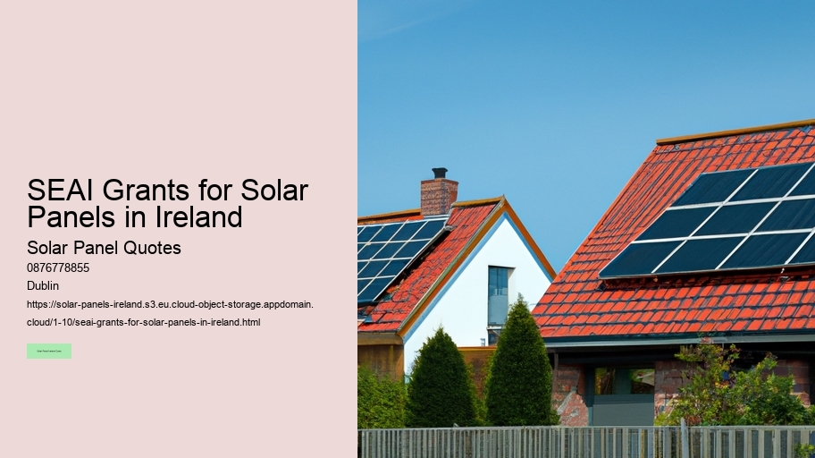 SEAI Grants for Solar Panels in Ireland