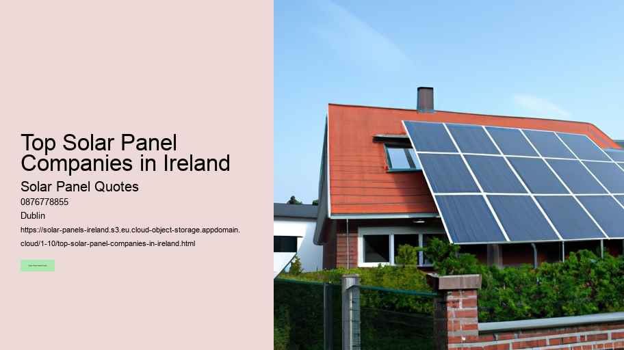 Top Solar Panel Companies in Ireland